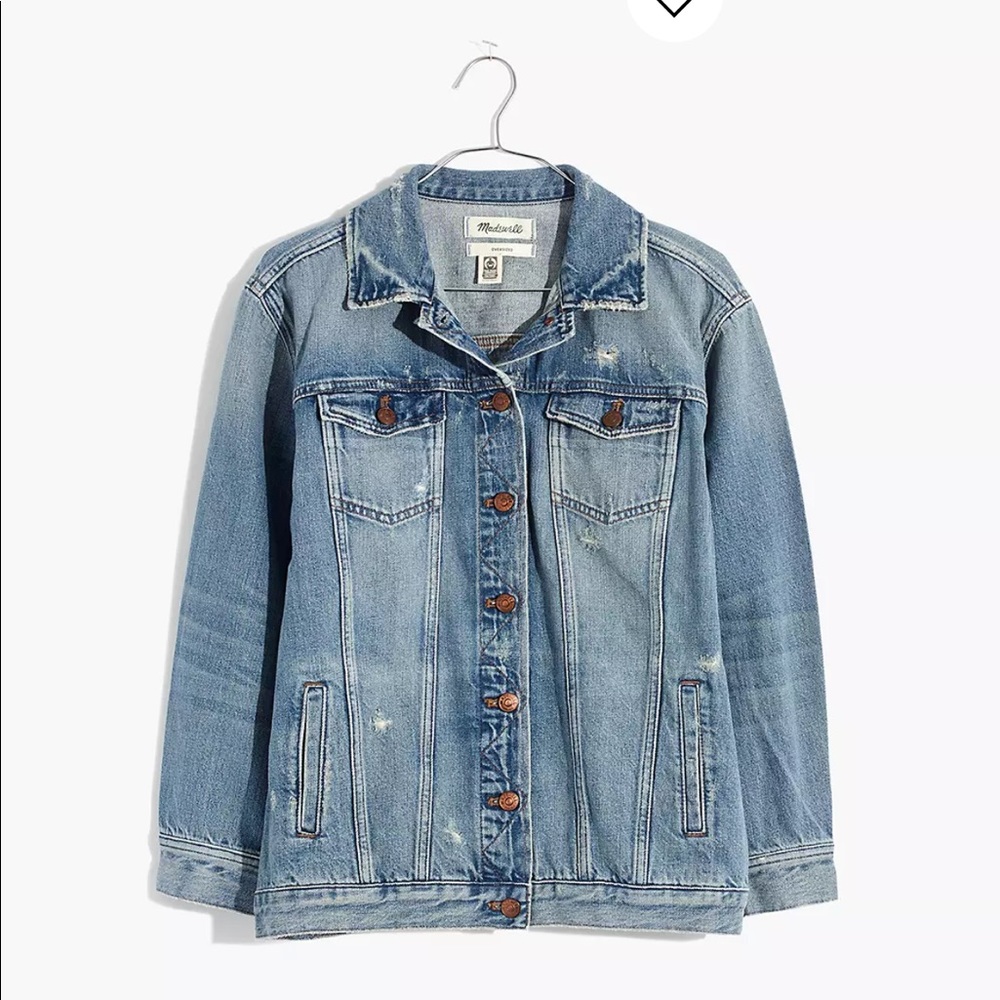 Madewell Oversized Jean Jacket in Westend Wash